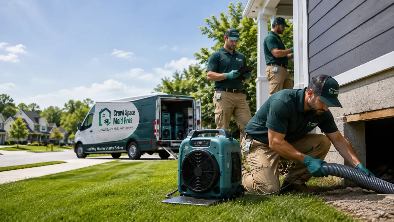 Crawl Space Mold Removal in Atlas, MI